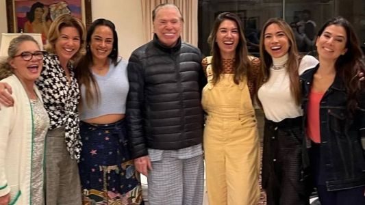 Filhas do dono do SBT não permitem que ele saia sozinho