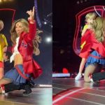 RBD: filho de Anahí encanta público em SP no palco com camisa do Brasil