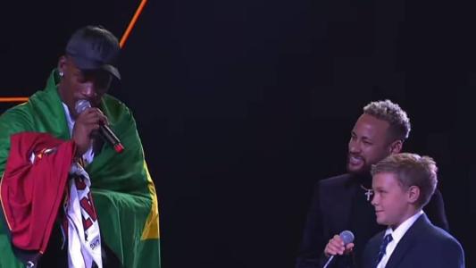 Filho de Neymar traduziu falas de Butler