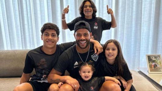 Filhos de Hulk também se apaixonaram pelo Atlético