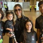 Atlético: Filhos de Hulk usam camisa personalizada em homenagem ao Dia dos Pais