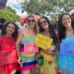 Folionas se fantasiam de filhos de Zé Felipe e de Virgínia para bloco do cantor em BH