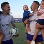 Cruzeiro reuniu família de jogadores na Toca II antes de clássico com o Atlético