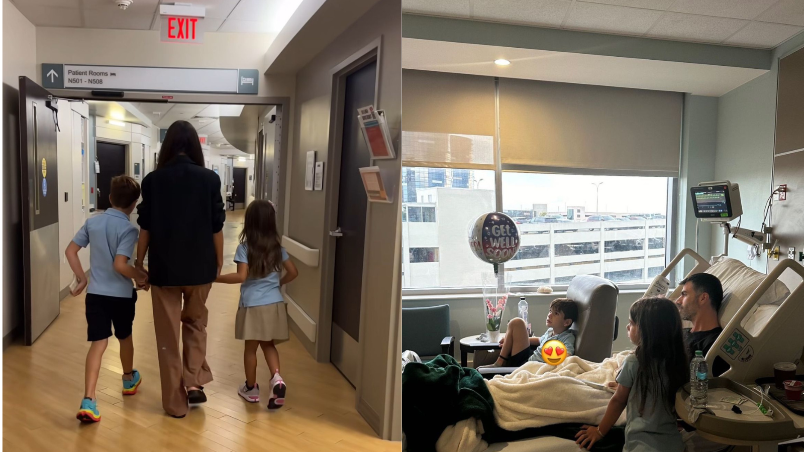 Internado nos EUA, ex-BBB Rodrigão recebe visita dos filhos antes de passar por cirurgia