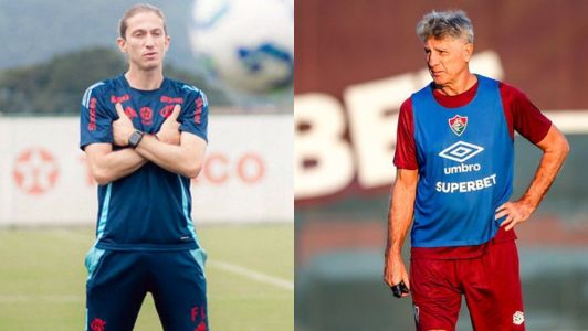 Filipe Luís e Renato Gaúcho se enfrentam no Fla-Flu