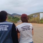 Responsáveis por obras irregulares em áreas ambientais são autuados em JF