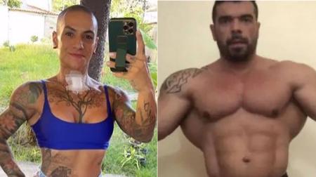 Montagem mostra fotos dos fisiculturistas Ellen Otoni e Weldrin Lopes