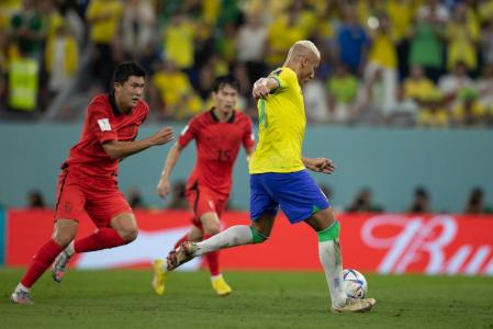 Rucharlison fez um dos gols da última vitória do Brasil sobre a Coreia do Sul