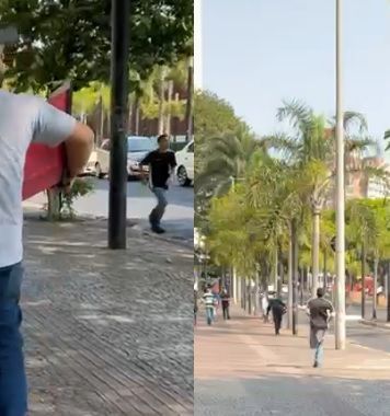 Vídeo: reportagem flagra furto de celular no Centro de BH