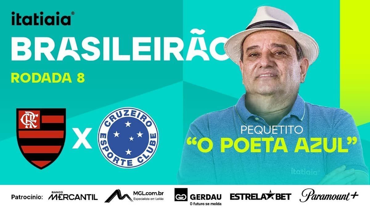 Flamengo x Cruzeiro: assista, ao vivo, à transmissão da Itatiaia