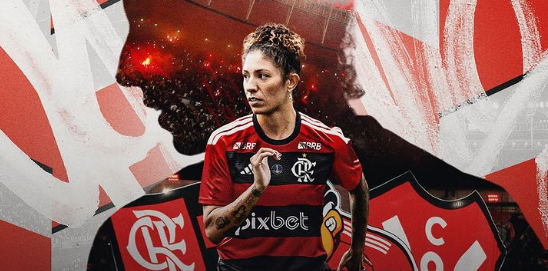 Flamengo Feminino anuncia contratação da atacante Cristiane, ex-Santos