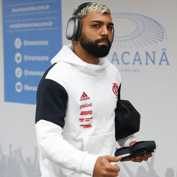 O atacante Gabigol, do Flamengo, tem contrato com o clube até dezembro de 2024