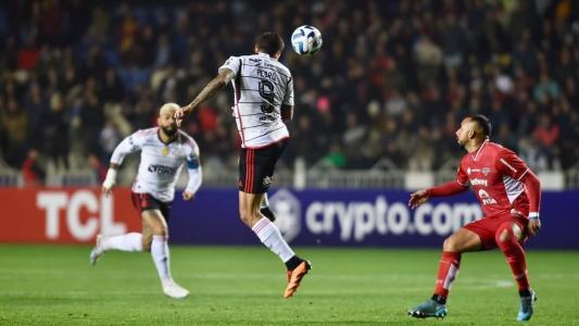 Flamengo jogou mal diante do Ñublense, no Chile