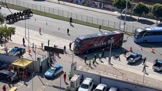 Flamengo não enfrentou tumulto para chegar ao Maracanã