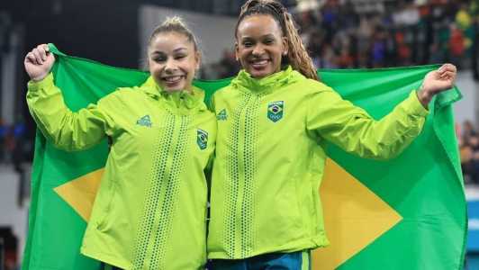 Flavia Saraiva e Rebeca Andrade garantiram medalhas para o Brasil