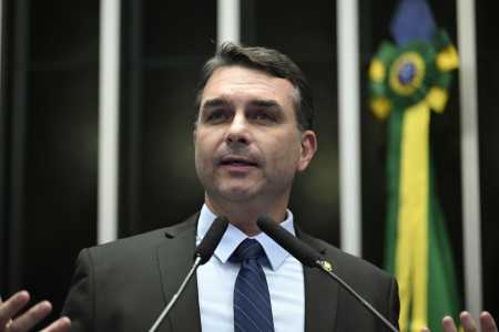 O senador Flávio Bolsonaro (PL-RJ)