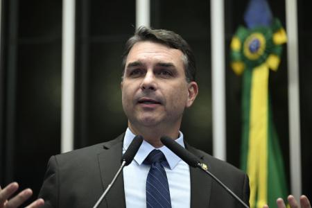 O senador Flávio Bolsonaro (PL-RJ)