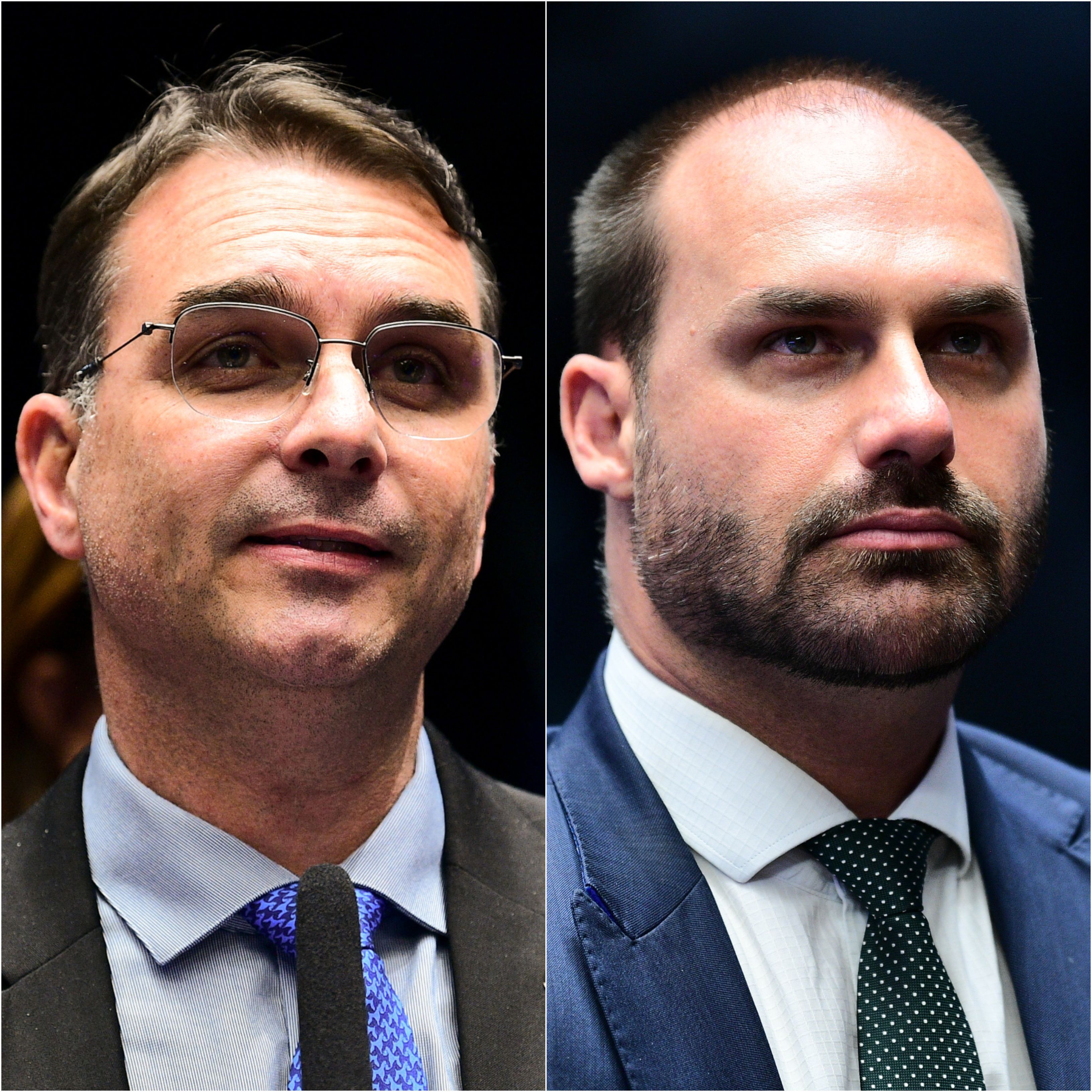 Flavio e Eduardo Bolsonaro defendem que não há crime em plano golpista contra Lula