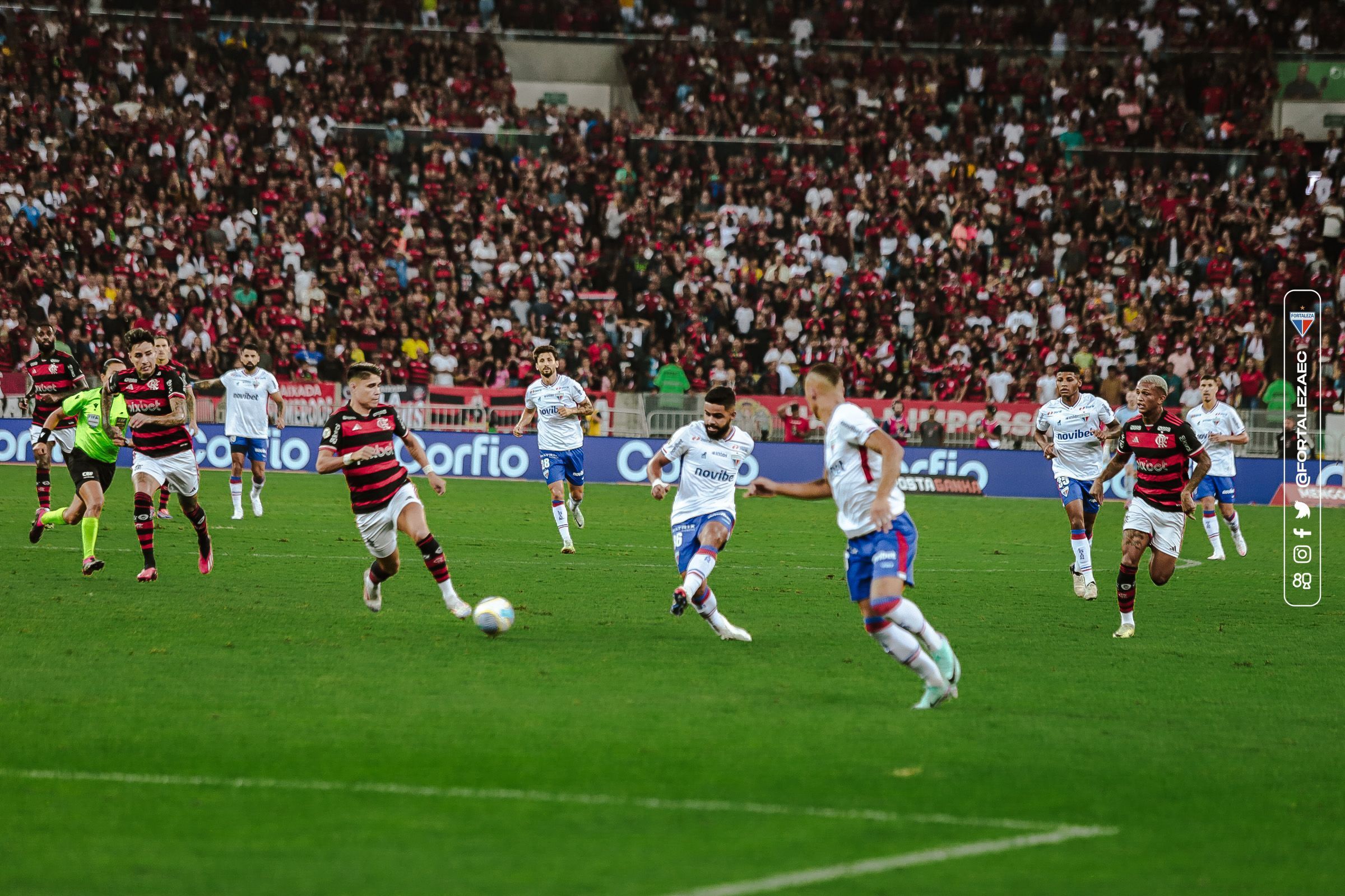 CEO do Fortaleza diz que time venceu Flamengo apesar da arbitragem: 'Pênalti absurdo'