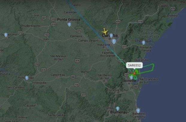 Proprietária de avião que caiu em mata de SC tem sede em Belo Horizonte