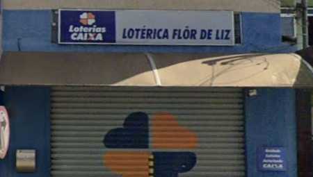 Foto mostra Lotérica Flôr de Liz, em Embu-Guaçu (MG)