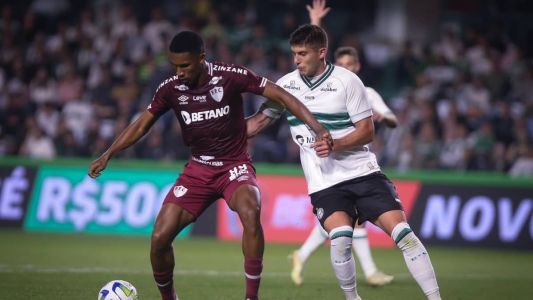 Fluminense foi derrota pelo Coritiba no Couto Pereira