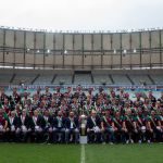 Fluminense posa para foto oficial do título da Libertadores no Maracanã; veja