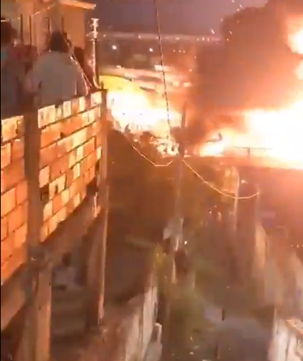 Vídeo: incêndio em galpão com produtos químicos causa explosões, em SP
