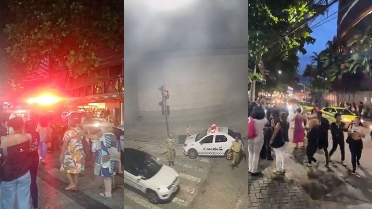 Incêndio no Shopping Tijuca assusta clientes nesta sexta; trânsito fica interditado