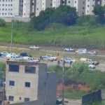 Manifestação fecha completamente a MG-10, em Vespasiano, na Grande BH