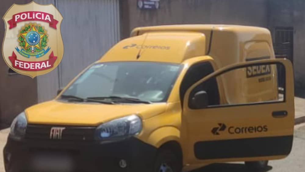 PF mira em casal suspeito de roubar veículos dos Correios com encomendas em Uberlândia 