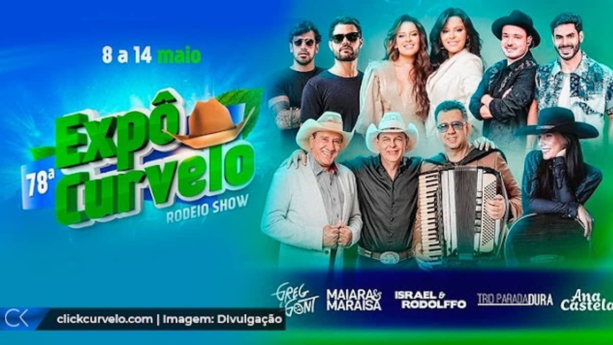 Expô Curvelo confirma show com Ana Castela, Maiara e Maraísa e Israel e Rodolfo