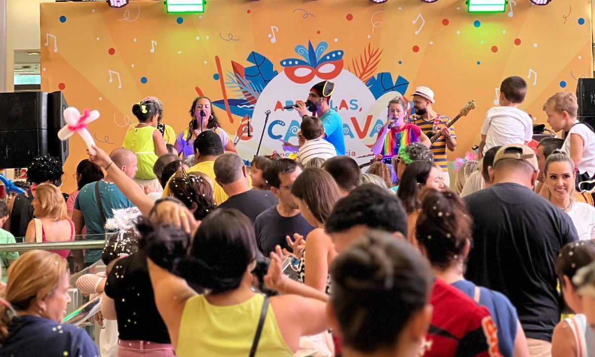 Carnaval 2025: Trupicada anima Folia Kids no Independência Shopping em Juiz de Fora