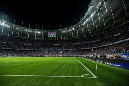 Torcedores do Bahia nas arquibancadas da Arena Fonte Nova