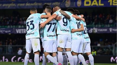 Fora de casa, a Inter aplicou 6 a 0 sobre o Hellas Verona