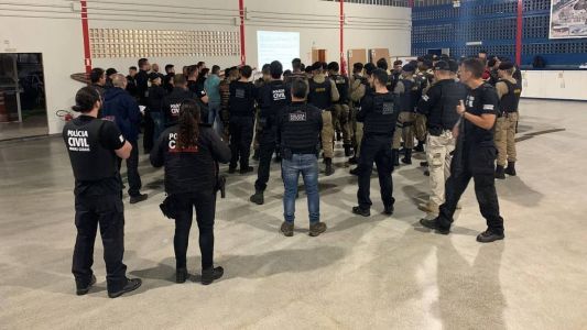Foram cumpridos mandados de busca e apreensão e de prisão nesta quinta (1º)
