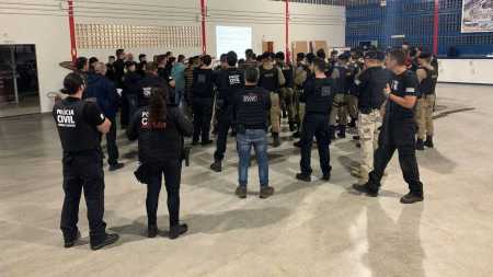 Foram cumpridos mandados de busca e apreensão e de prisão nesta quinta (1º)