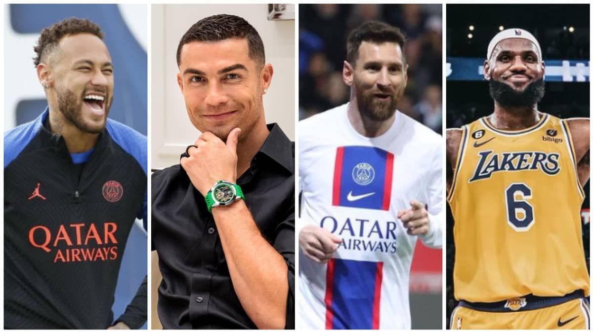 Neymar, CR7, Messi e Lebron: veja lista dos 50 atletas mais bem pagos do mundo