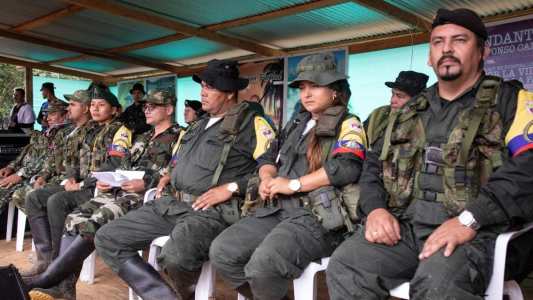 Antiga guerrilha Forças Armadas Revolucionárias da Colômbia (Farc)