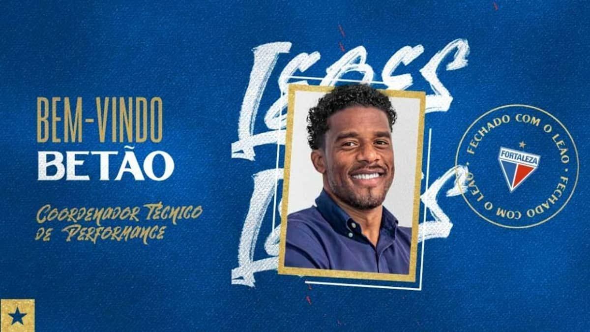 Fortaleza contrata o ex-zagueiro Betão para comandar as categorias de base