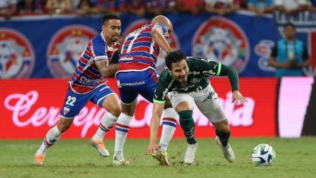 Fortaleza e Palmeiras em jogo pela Copa do Brasil deste ano, no Castelão, em maio