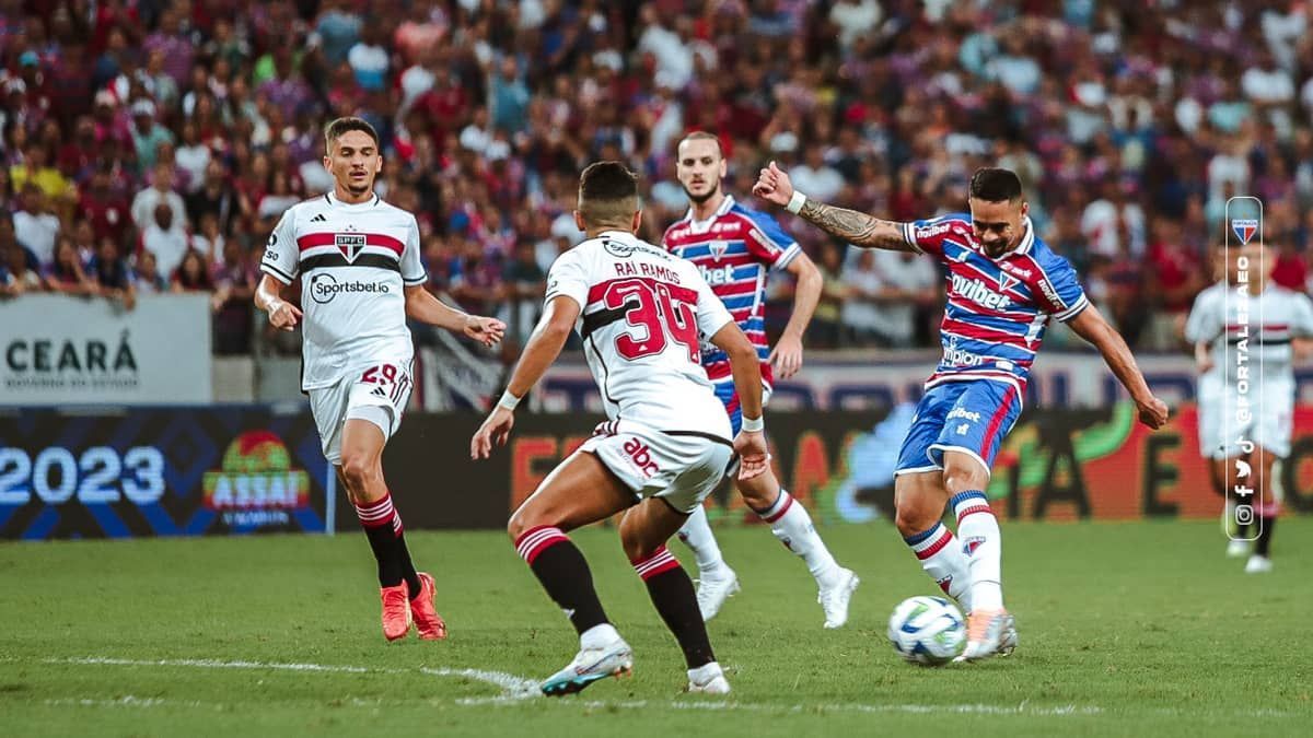 Fortaleza e São Paulo poupam jogadores e ficam no 0 a 0 pelo Brasileiro