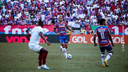 Fortaleza em ação contra o Bahia, pelo Campeonato Brasileiro da Série A
