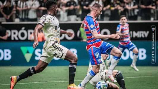 Fortaleza perdeu do Atlético nesta quarta, em Belo Horizonte