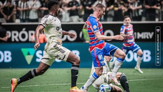 Fortaleza perdeu do Atlético nesta quarta, em Belo Horizonte