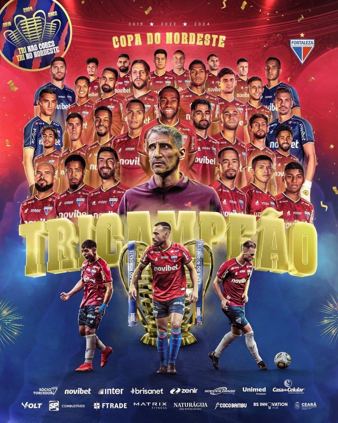 Fortaleza chega ao 3º título da Copa do Nordeste; veja ranking de campeões