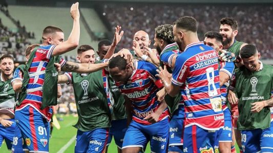 Fortaleza venceu o Corinthians por 2 a 0 e avançou na Sul-Americana