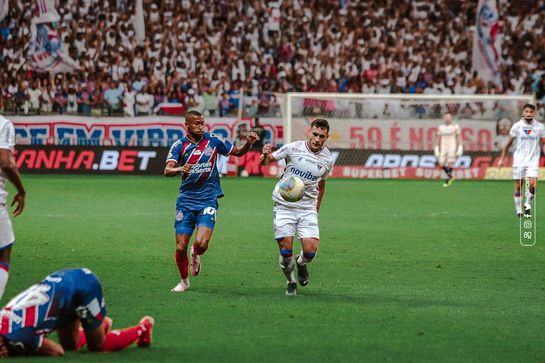 Bahia vence o Fortaleza na Fonte Nova e segue na vice-liderança da Série A