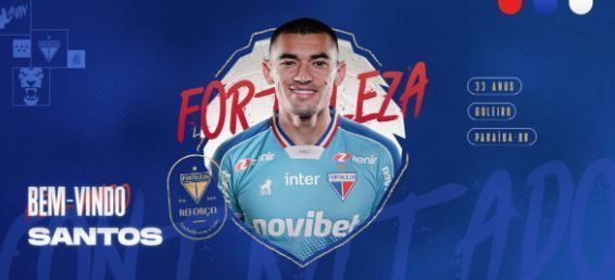 Fortaleza anuncia contratação do goleiro Santos, ex-Flamengo