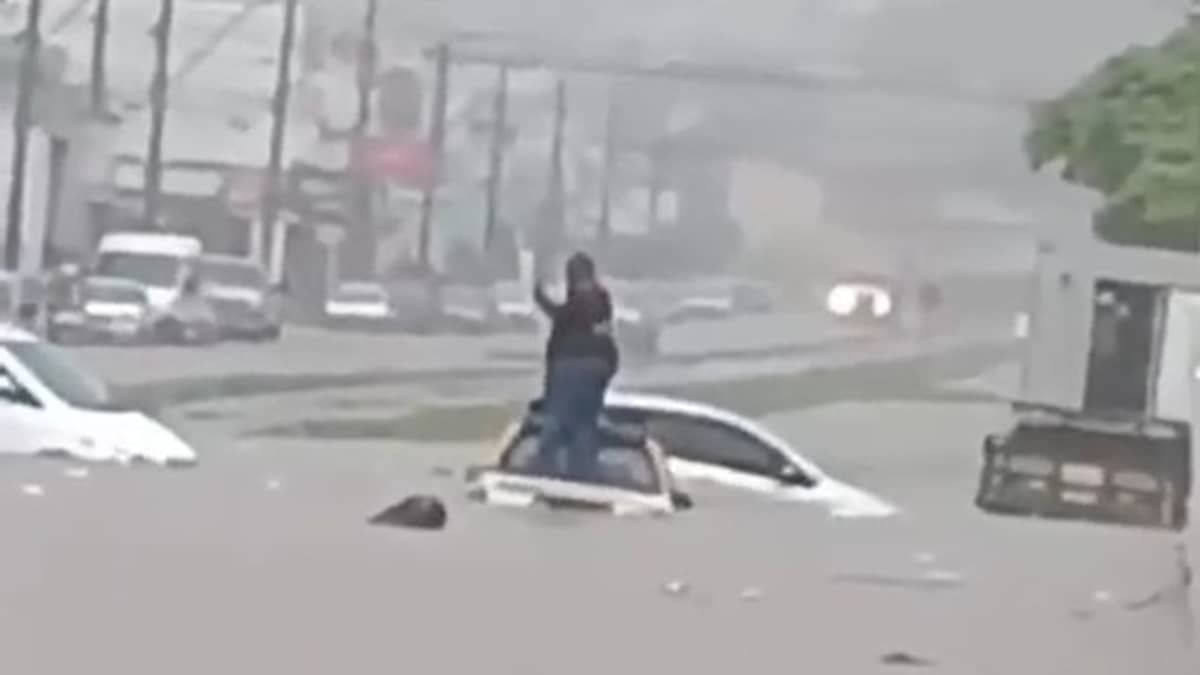 Vídeo: fortes chuvas causam estragos em Araxá, em Minas